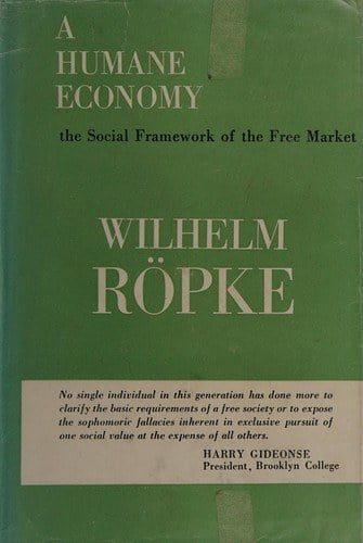 Cover of A Humane Economy