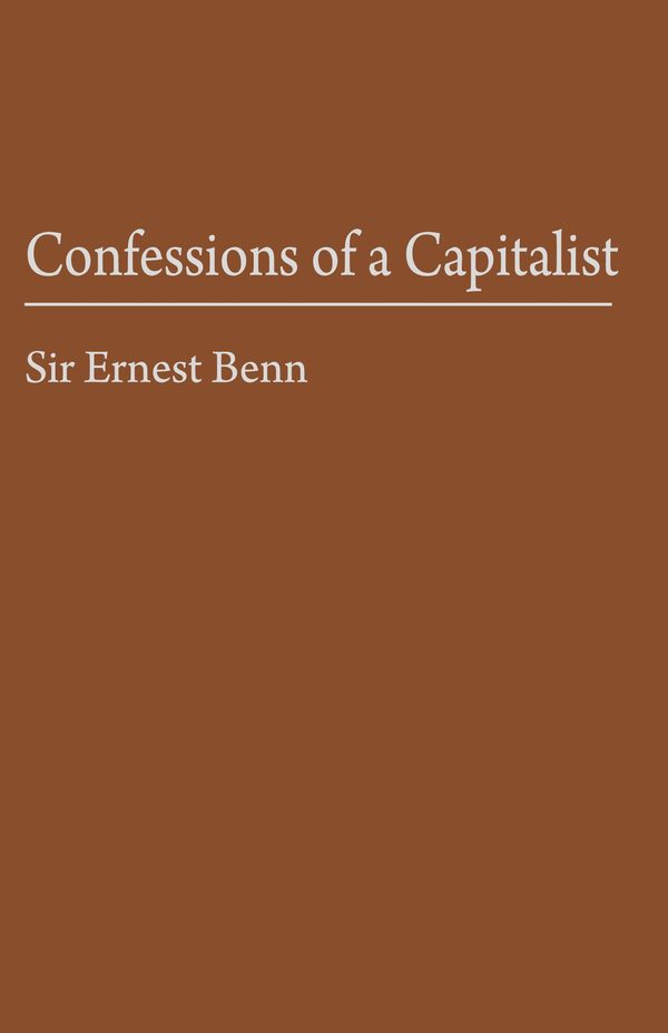 Cover of Confessions of a Capitalist
