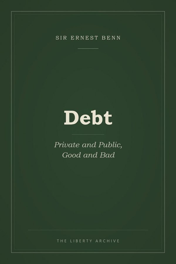 Cover of Debt: Private and Public, Good and Bad