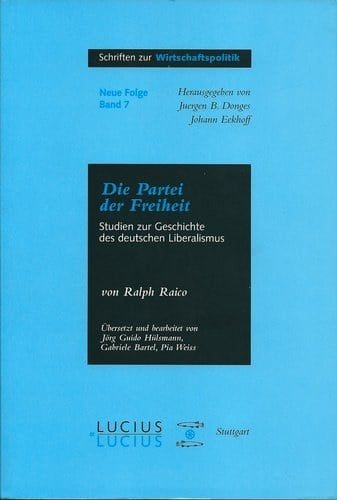 Cover of Die Partei der Freiheit (The Party of Liberty)