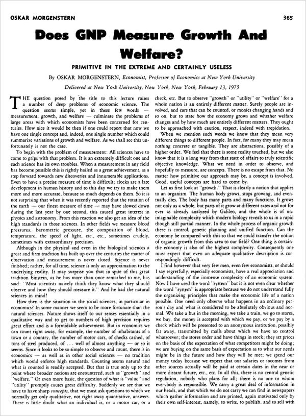 Cover of "Does GNP Measure Growth and Welfare?"