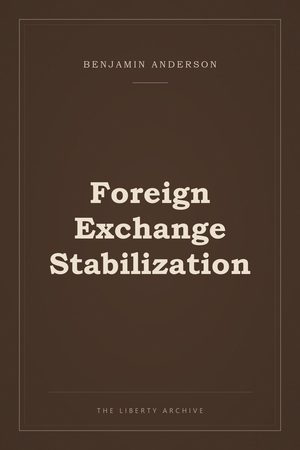 Cover of "Foreign Exchange Stabilization"