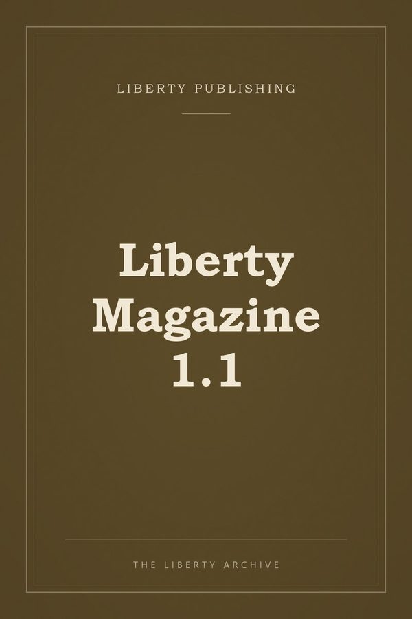 Cover of Liberty Magazine 1.1
