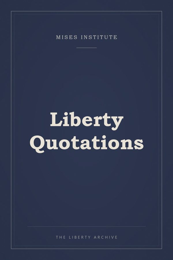 Cover of Liberty Quotations