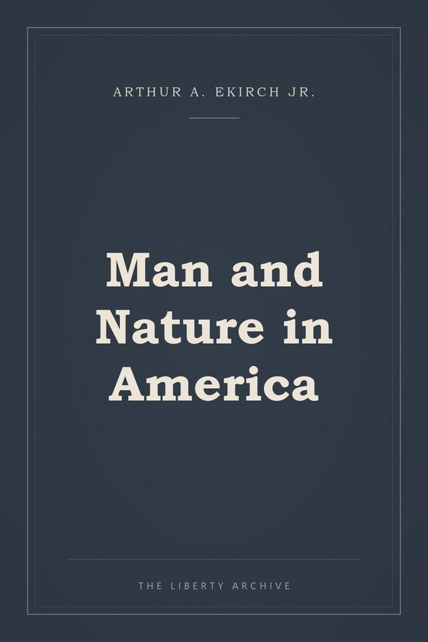 Cover of Man and Nature in America