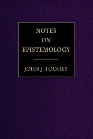 Cover of Notes on Epistemology