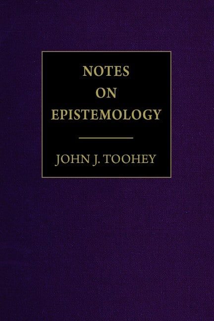 Cover of Notes on Epistemology
