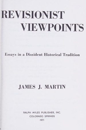 Cover of Revisionist Viewpoints