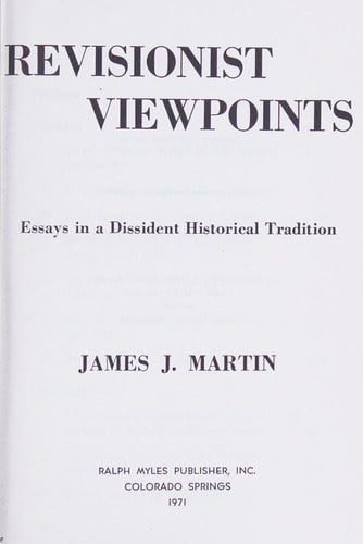Cover of Revisionist Viewpoints
