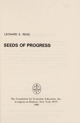 Cover of Seeds of Progress