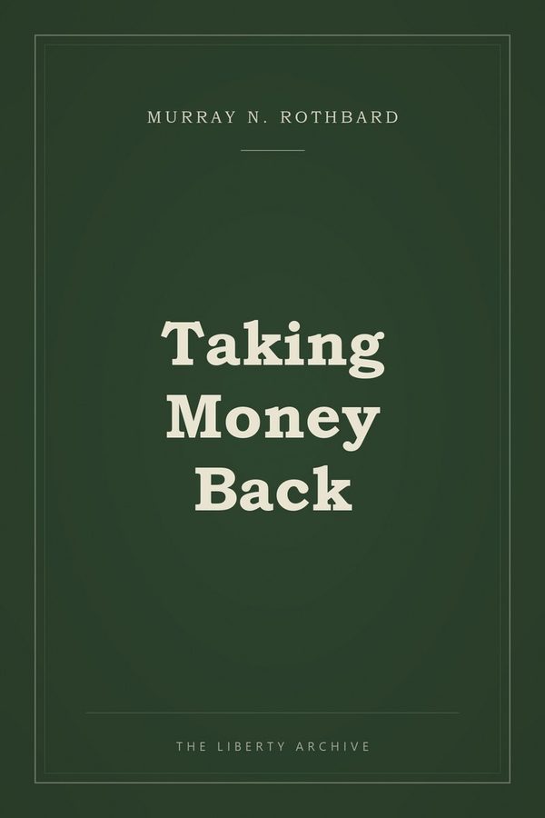 Cover of Taking Money Back