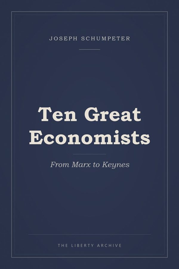 Cover of Ten Great Economists: From Marx to Keynes