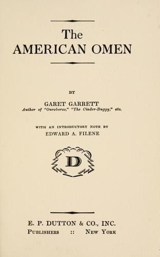 Cover of The American Omen