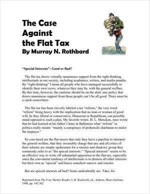 Cover of The Case Against the Flat Tax
