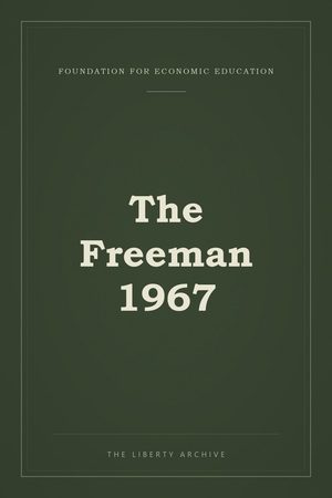 Cover of The Freeman 1967