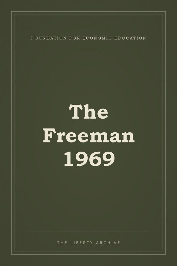 Cover of The Freeman 1969