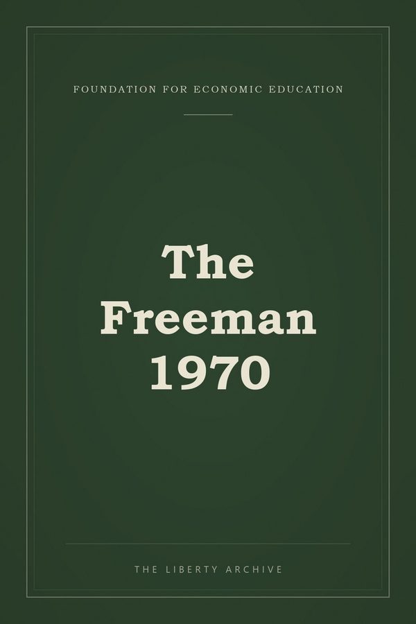 Cover of The Freeman 1970