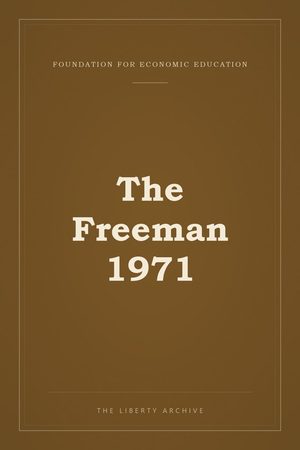 Cover of The Freeman 1971