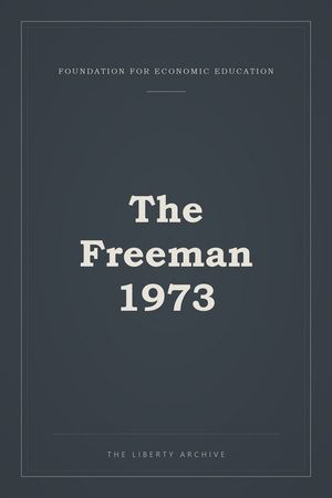 Cover of The Freeman 1973
