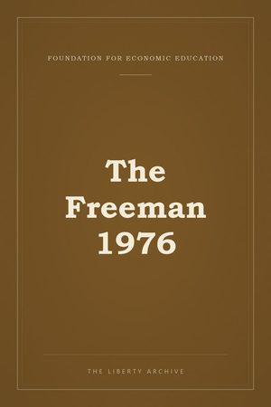 Cover of The Freeman 1976