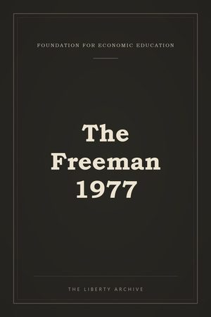 Cover of The Freeman 1977