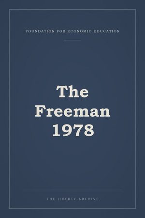 Cover of The Freeman 1978