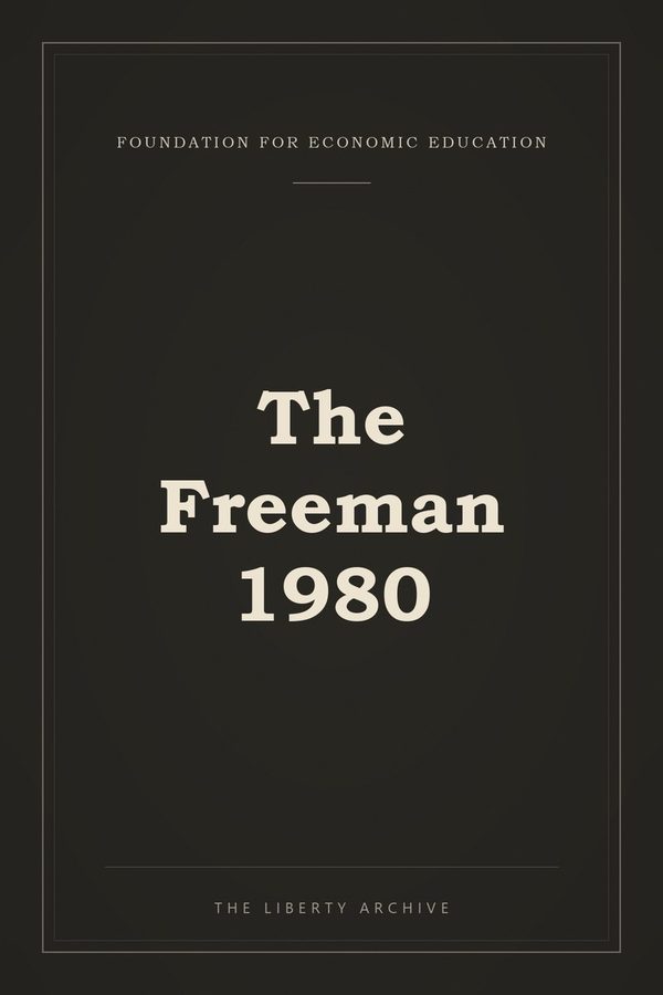 Cover of The Freeman 1980