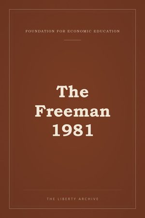 Cover of The Freeman 1981