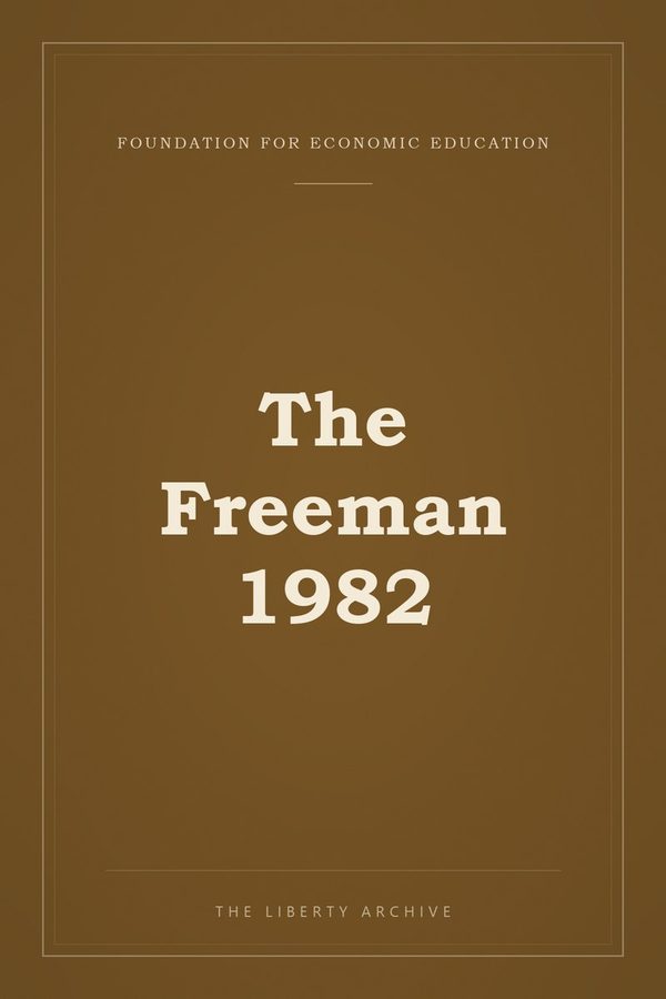 Cover of The Freeman 1982
