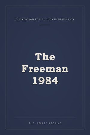 Cover of The Freeman 1984