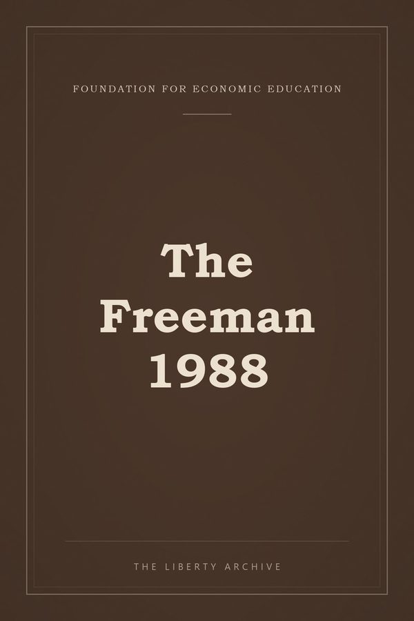 Cover of The Freeman 1988