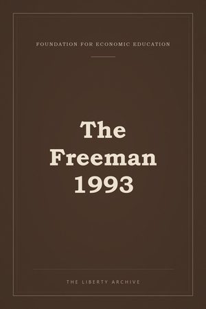 Cover of The Freeman 1993