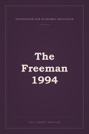Cover of The Freeman 1994