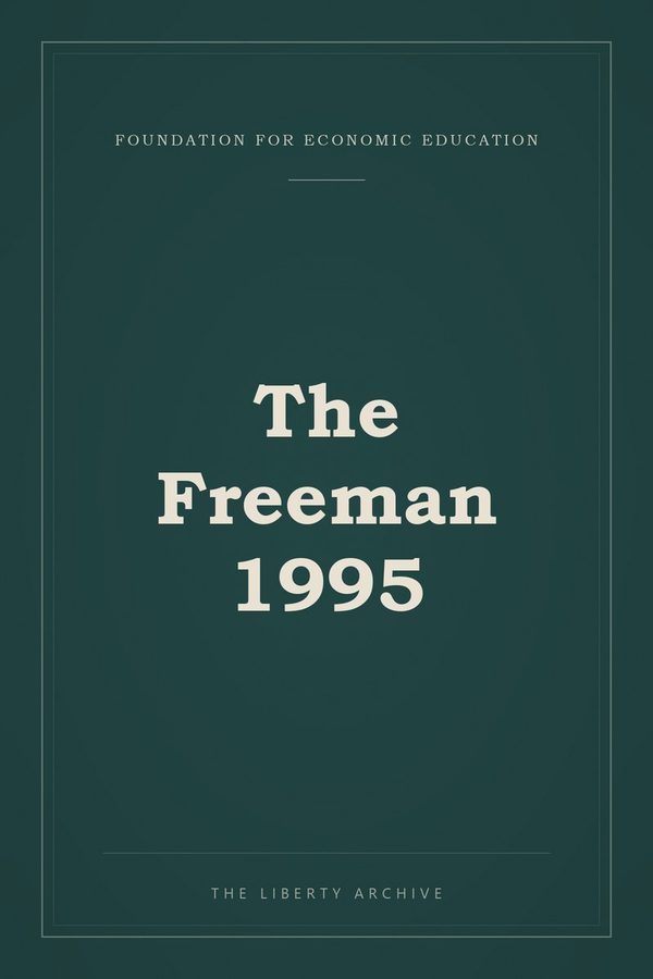 Cover of The Freeman 1995