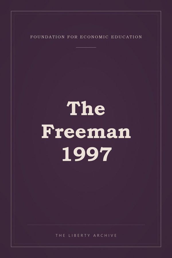 Cover of The Freeman 1997