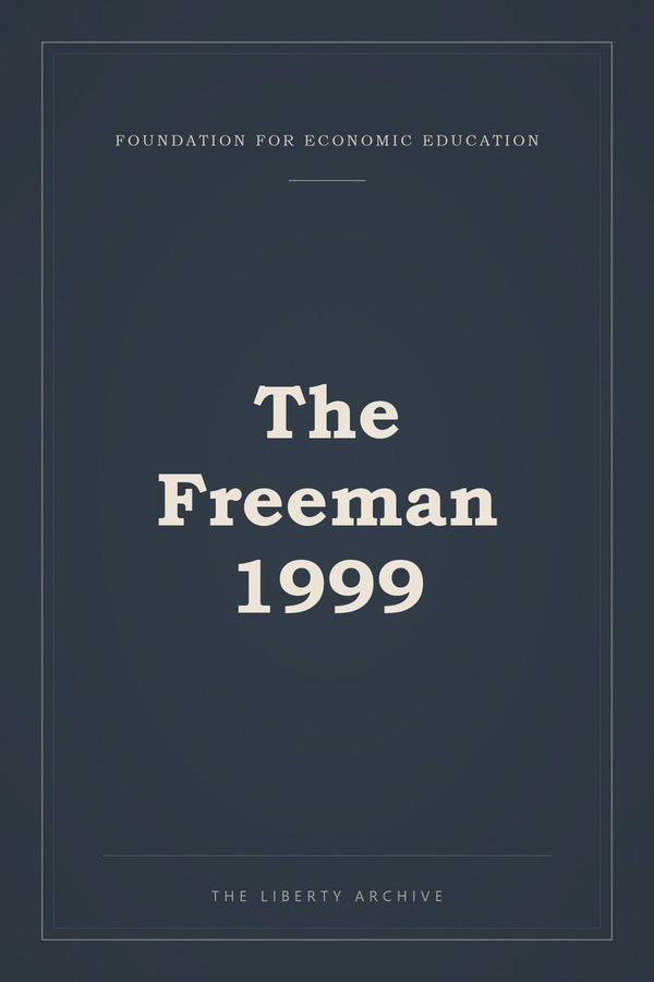 Cover of The Freeman 1999