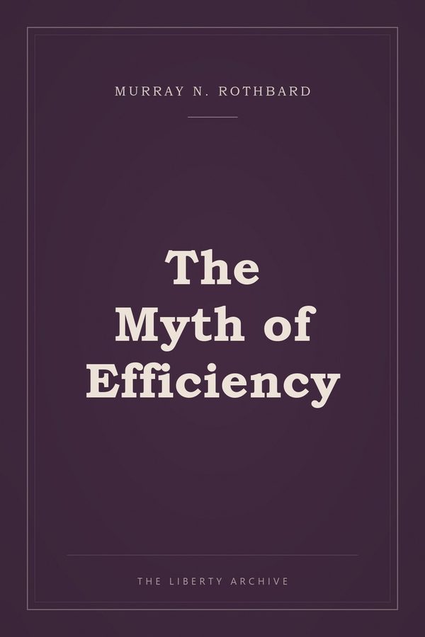 Cover of The Myth of Efficiency