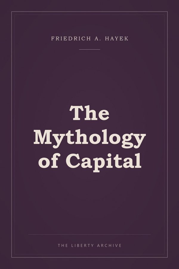 Cover of "The Mythology of Capital"