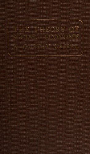 Cover of The Theory of Social Economy