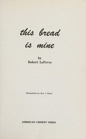 Cover of This Bread is Mine