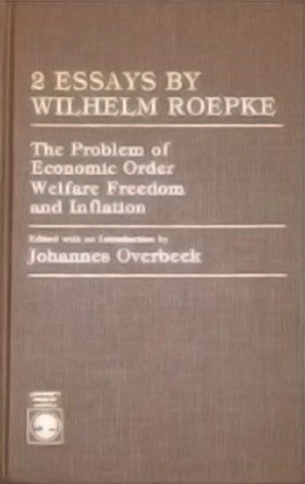 Cover of Two Essays