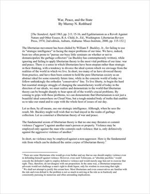 Cover of War, Peace, and the State
