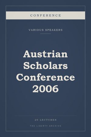 Cover of Austrian Scholars Conference 2006