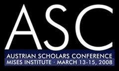 Cover of Austrian Scholars Conference 2008