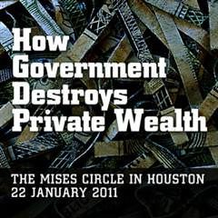 Cover of How Government Destroys Private Wealth