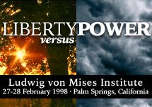 Cover of Liberty versus Power