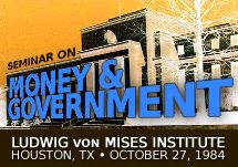 Cover of Seminar on Money and Government