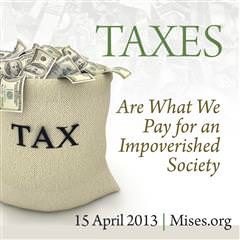 Cover of Taxes Are What We Pay for an Impoverished Society