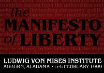 Cover of The Manifesto of Liberty