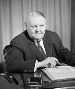 Portrait of Ludwig Erhard